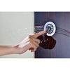 Anzzi Pure 3-Jetted Shower Panel in Mahogany Deco-Glass SP-AZ021